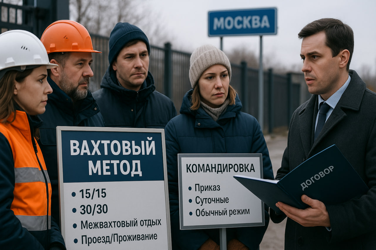 Что такое вахта: правовые определения и отличие от командировки